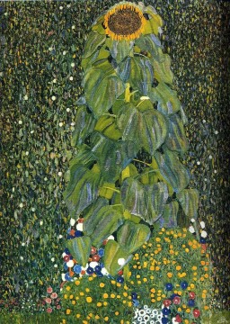 El Girasol Gustav Klimt Pinturas al óleo